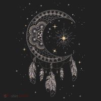 Dream Catcher Moon & Stars Boho Graphic Tumbler thumb 3
