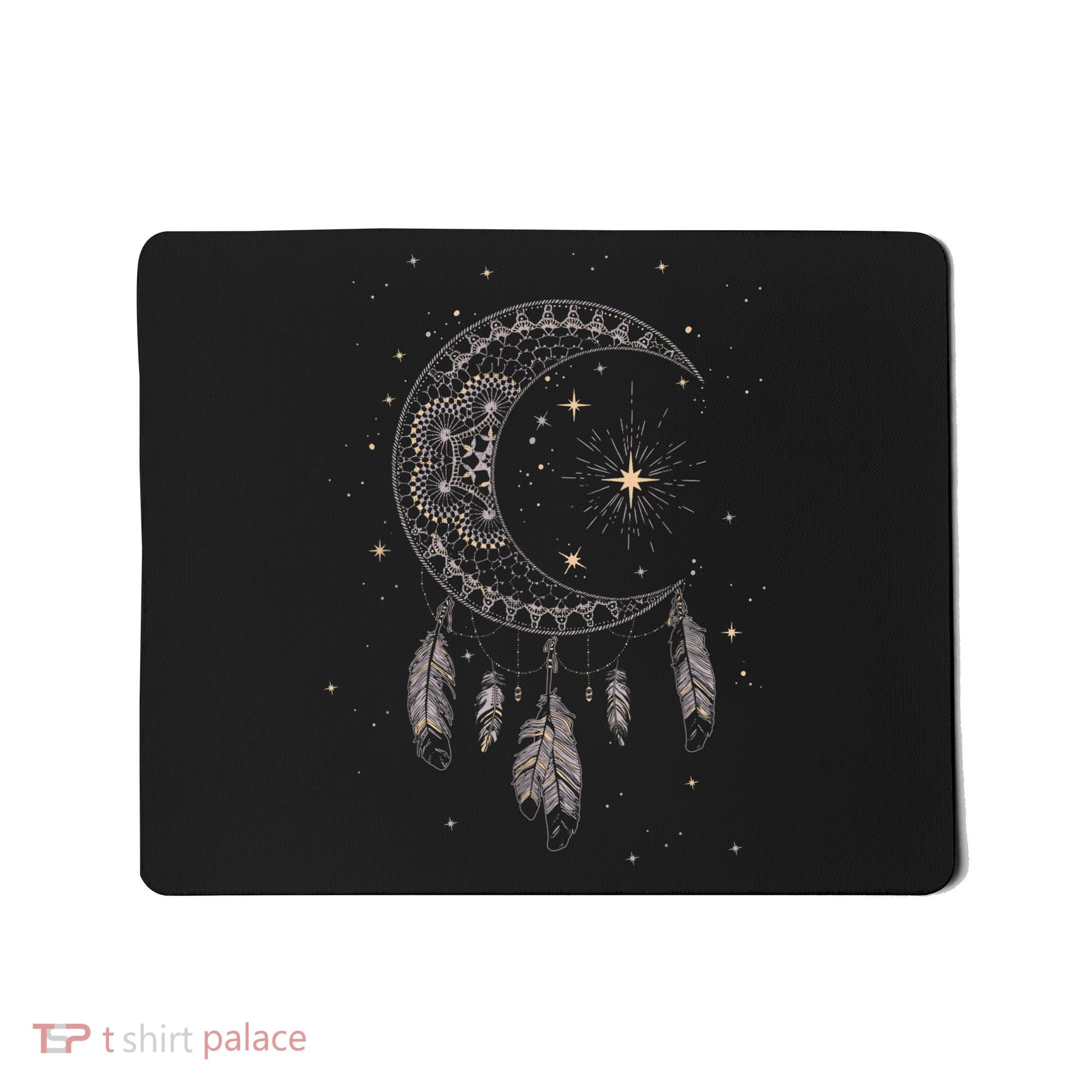 Dream Catcher Moon & Stars Boho Graphic Mousepad