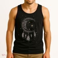 Dream Catcher Moon & Stars Boho Graphic Tank Top thumb 3
