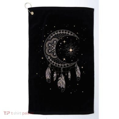 Dream Catcher Moon & Stars Boho Graphic Golf Towel