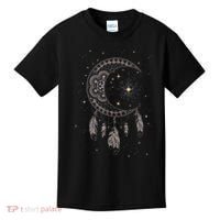 Dream Catcher Moon & Stars Boho Graphic Kids T-Shirt thumb 0
