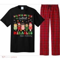 Delivering Cutest Miracles Labor & Delivery Nurse Christmas Pajama Set thumb 0