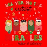 Delivering Cutest Miracles Labor & Delivery Nurse Christmas Santa Hat thumb 1