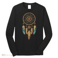 Dream Catcher Native American Tribal Long Sleeve Shirt thumb 0