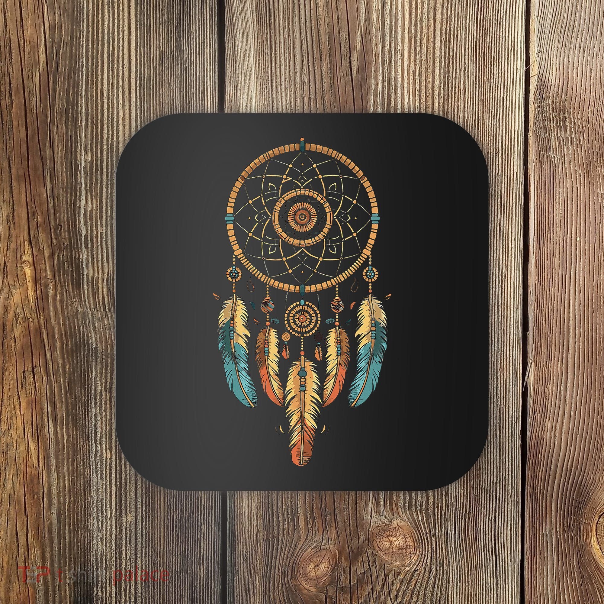 Dream Catcher Native American Tribal Coaster