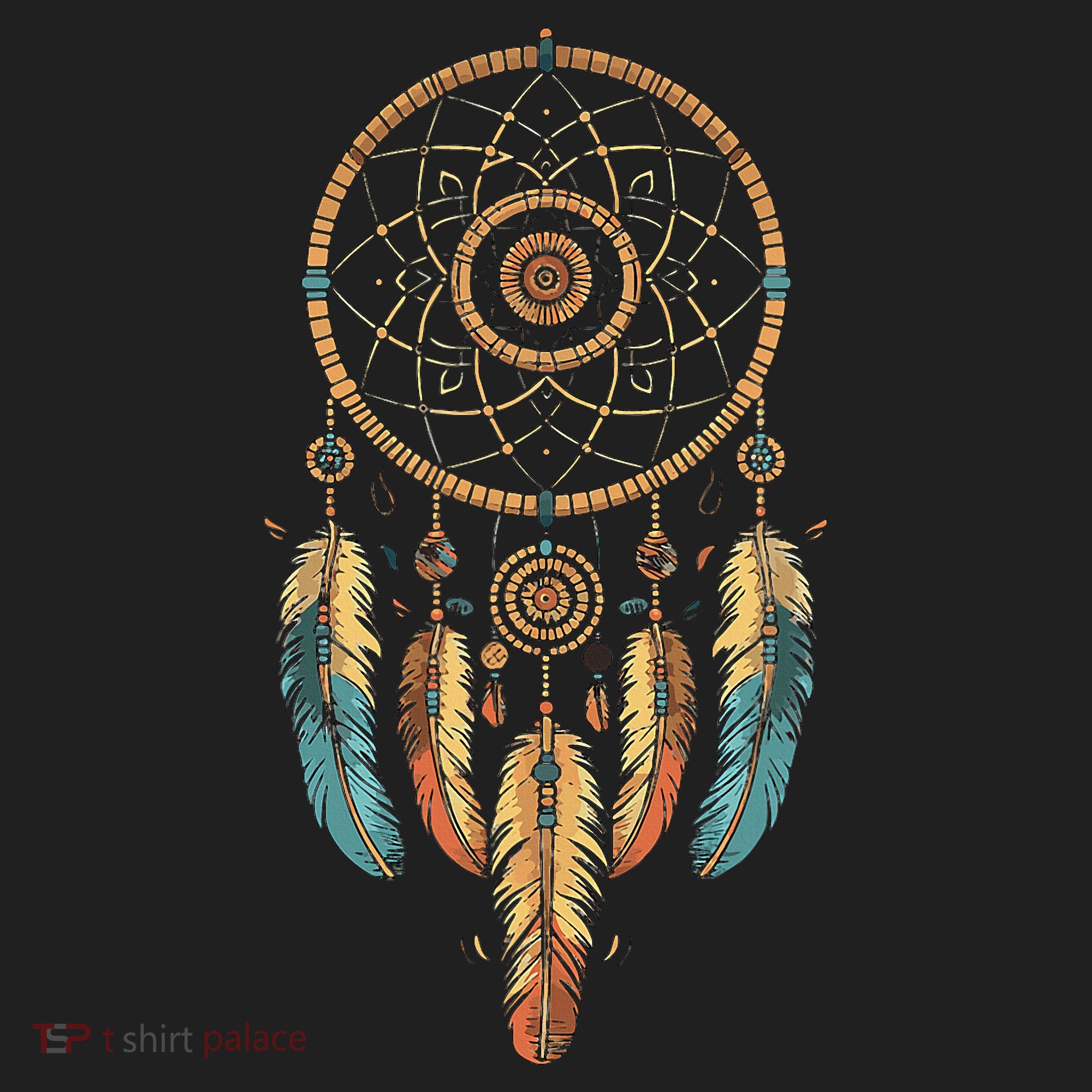 Dream Catcher Native American Tribal Golf Towel