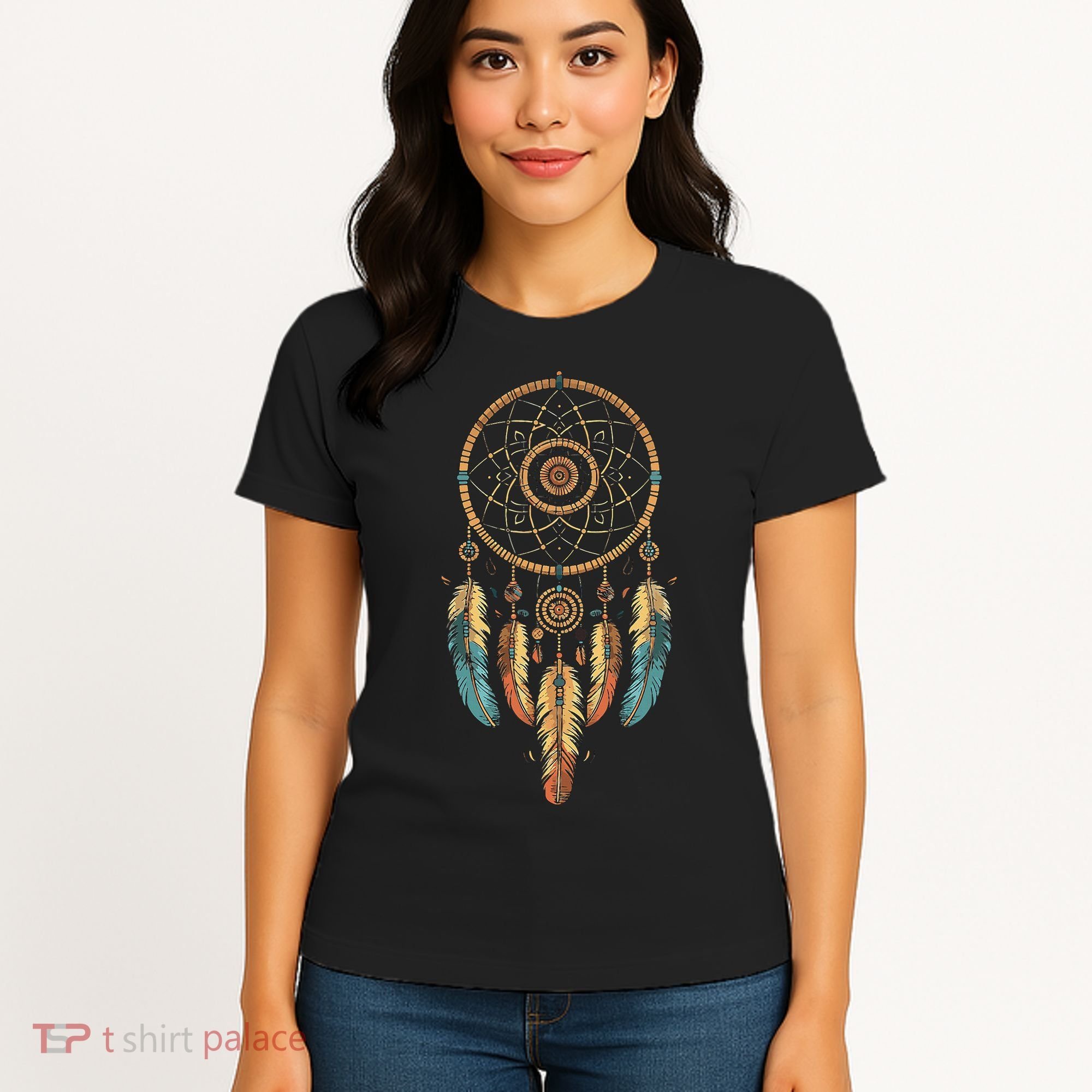 Dream Catcher Native American Tribal Women's T-Shirt