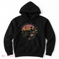 Desert Child Night Landscape Outline Hoodie thumb 0