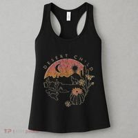 Desert Child Night Landscape Outline Women's Tank Top thumb 3
