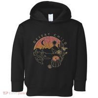 Desert Child Night Landscape Outline Toddler Hoodie thumb 0