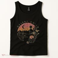 Desert Child Night Landscape Outline Tank Top thumb 2