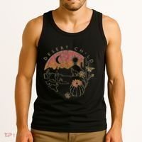Desert Child Night Landscape Outline Tank Top thumb 3