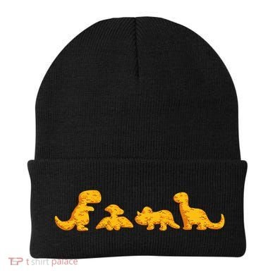 Dino Chicken Nugget Funny Dinosaur Shape Nuggets Nug Lover Beanie