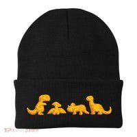 Dino Chicken Nugget Funny Dinosaur Shape Nuggets Nug Lover Beanie thumb 0