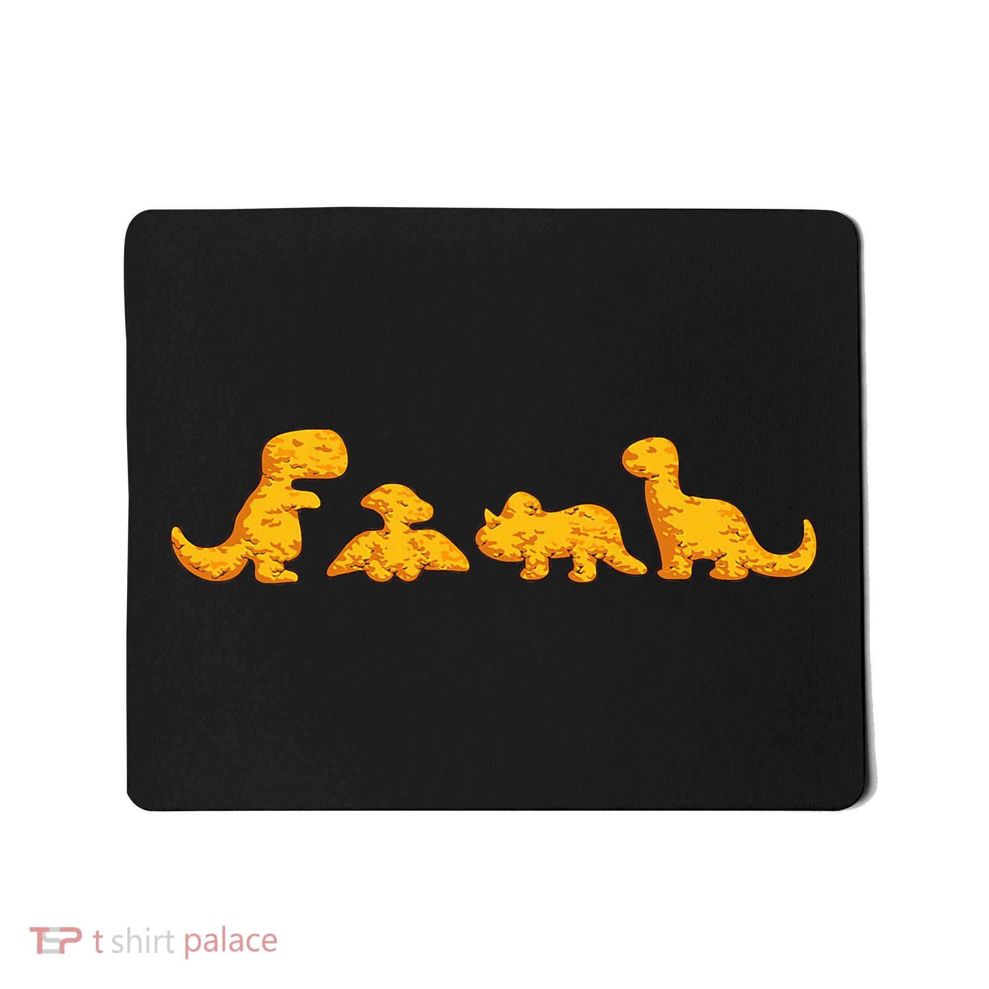 Dino Chicken Nugget Funny Dinosaur Shape Nuggets Nug Lover Mousepad