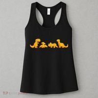 Dino Chicken Nugget Funny Dinosaur Shape Nuggets Nug Lover Women's Tank Top thumb 3