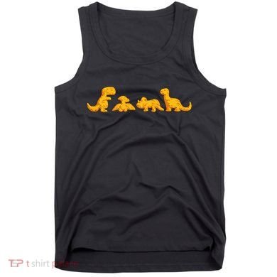 Dino Chicken Nugget Funny Dinosaur Shape Nuggets Nug Lover Tank Top