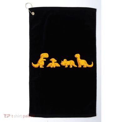 Dino Chicken Nugget Funny Dinosaur Shape Nuggets Nug Lover Golf Towel