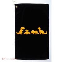 Dino Chicken Nugget Funny Dinosaur Shape Nuggets Nug Lover Golf Towel thumb 0