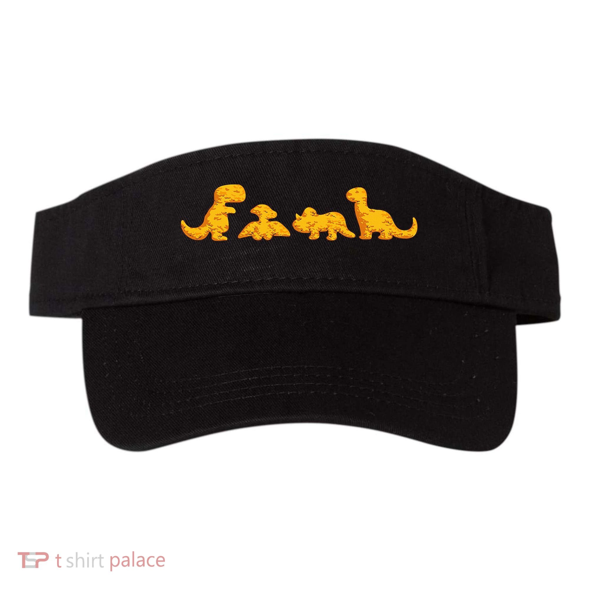 Dino Chicken Nugget Funny Dinosaur Shape Nuggets Nug Lover Visor