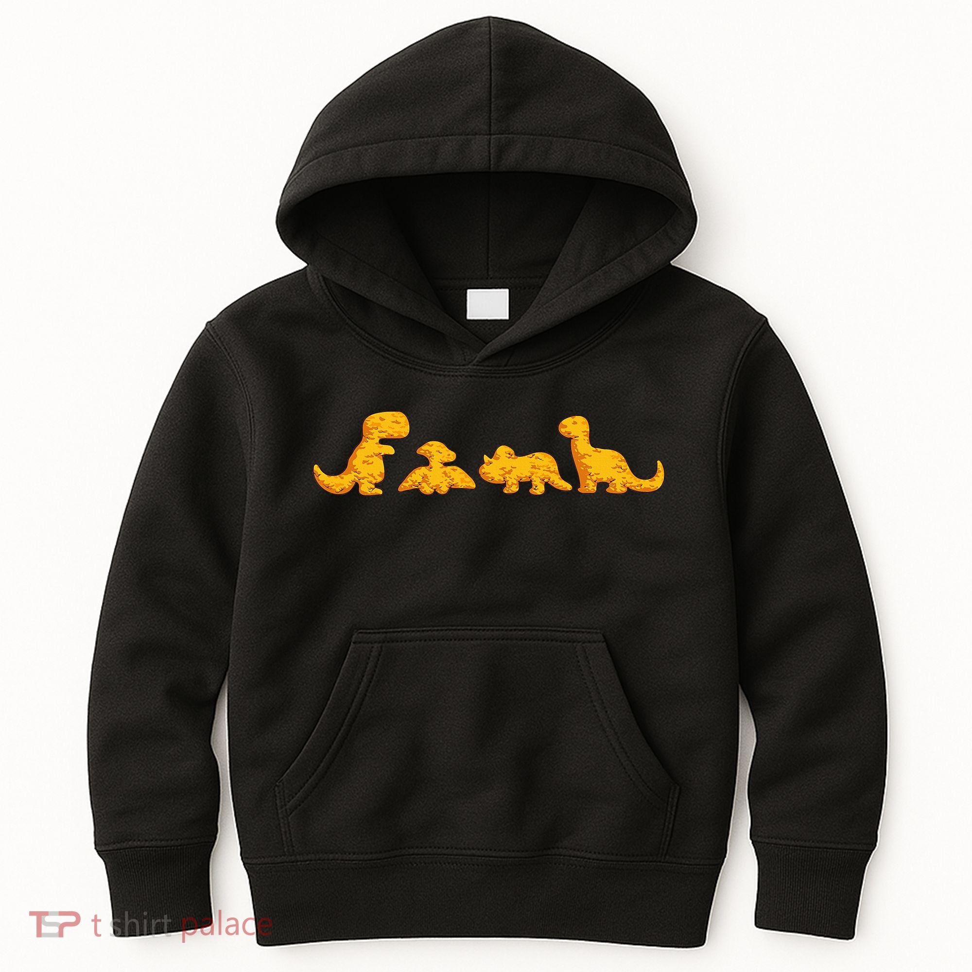 Dino Chicken Nugget Funny Dinosaur Shape Nuggets Nug Lover Kids Hoodie