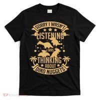 Dino Chicken Nugget Dinosaur Nugs Veggie Funny T-Shirt thumb 0