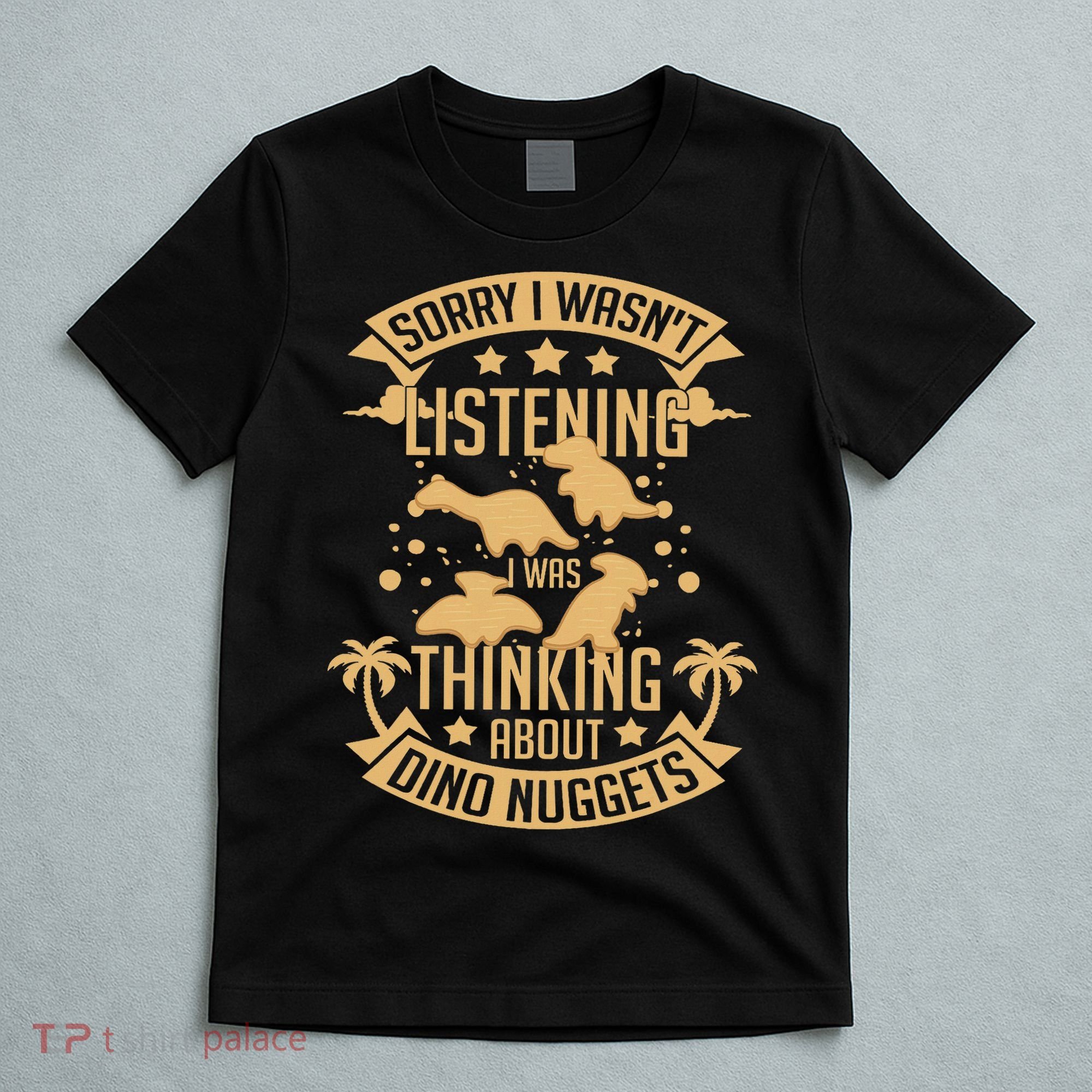Dino Chicken Nugget Dinosaur Nugs Veggie Funny T-Shirt