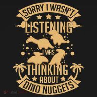 Dino Chicken Nugget Dinosaur Nugs Veggie Funny Mousepad thumb 1