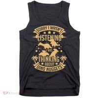 Dino Chicken Nugget Dinosaur Nugs Veggie Funny Tank Top thumb 0