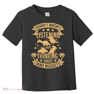 Dino Chicken Nugget Dinosaur Nugs Veggie Funny Toddler T-Shirt