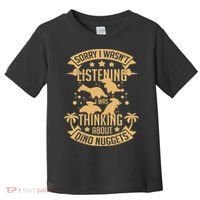 Dino Chicken Nugget Dinosaur Nugs Veggie Funny Toddler T-Shirt thumb 0