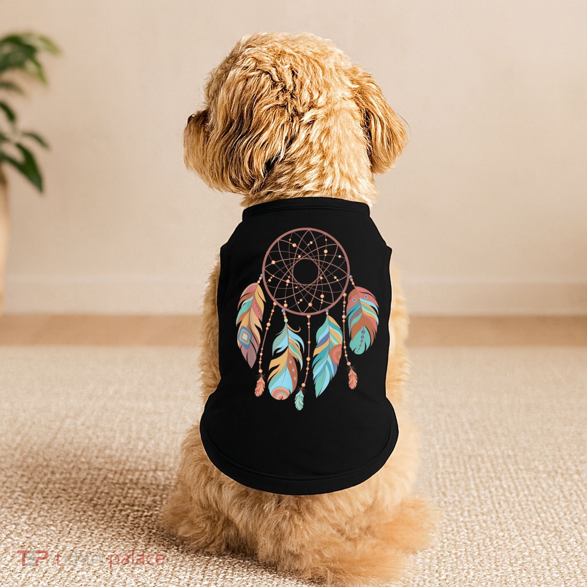 Dream Catcher Native American Feathers Tribal Dreamcatcher Doggie Tank