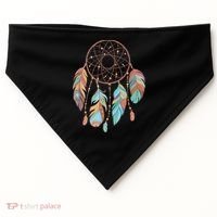 Dream Catcher Native American Feathers Tribal Dreamcatcher USA-Made Doggie Bandana thumb 0