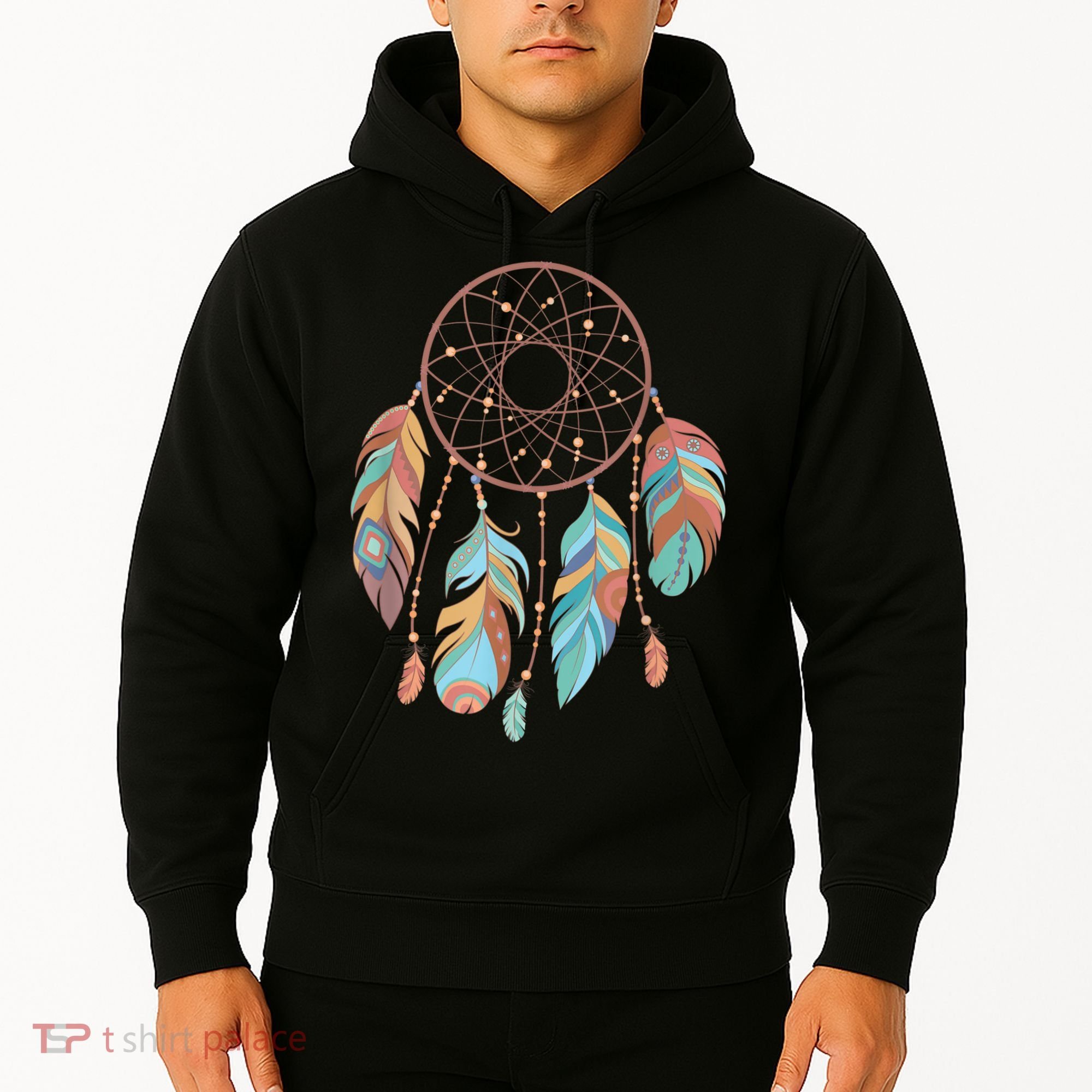 Dream Catcher Native American Feathers Tribal Dreamcatcher Hoodie