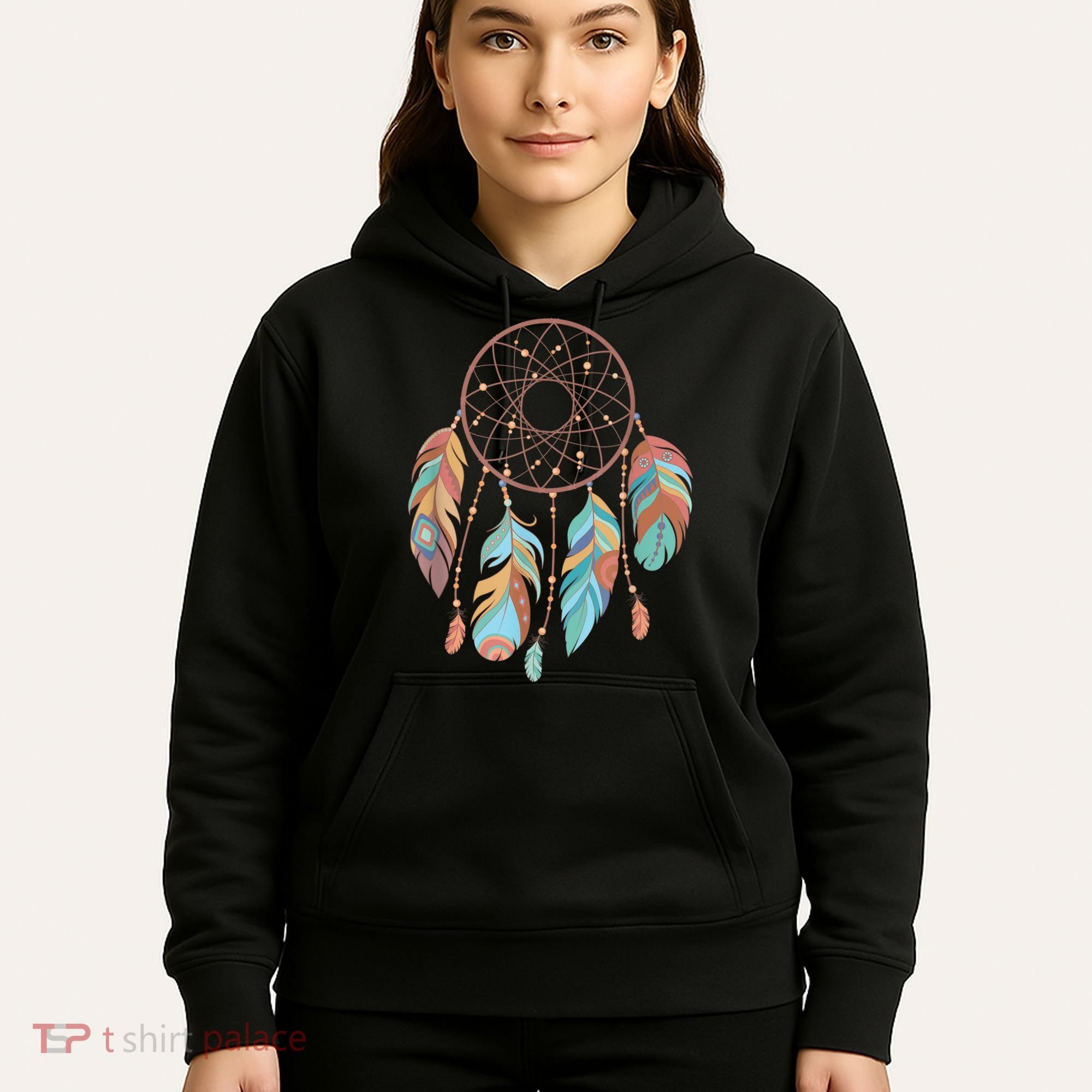 Dream Catcher Native American Feathers Tribal Dreamcatcher Hoodie