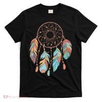 Dream Catcher Native American Feathers Tribal Dreamcatcher T-Shirt thumb 0