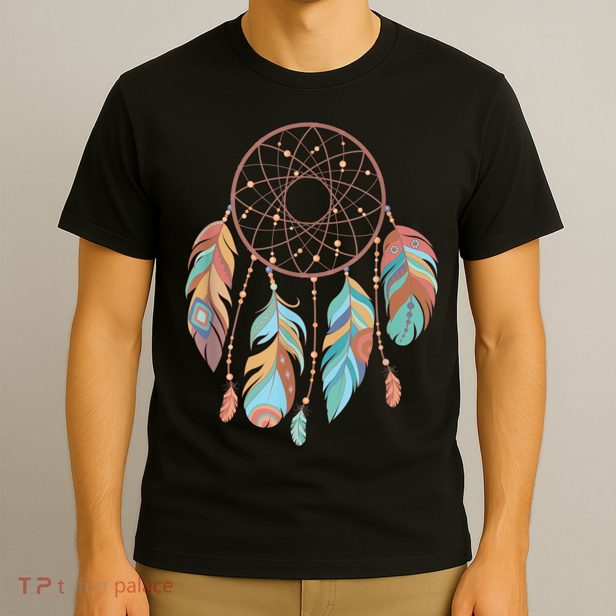 Dream Catcher Native American Feathers Tribal Dreamcatcher T-Shirt