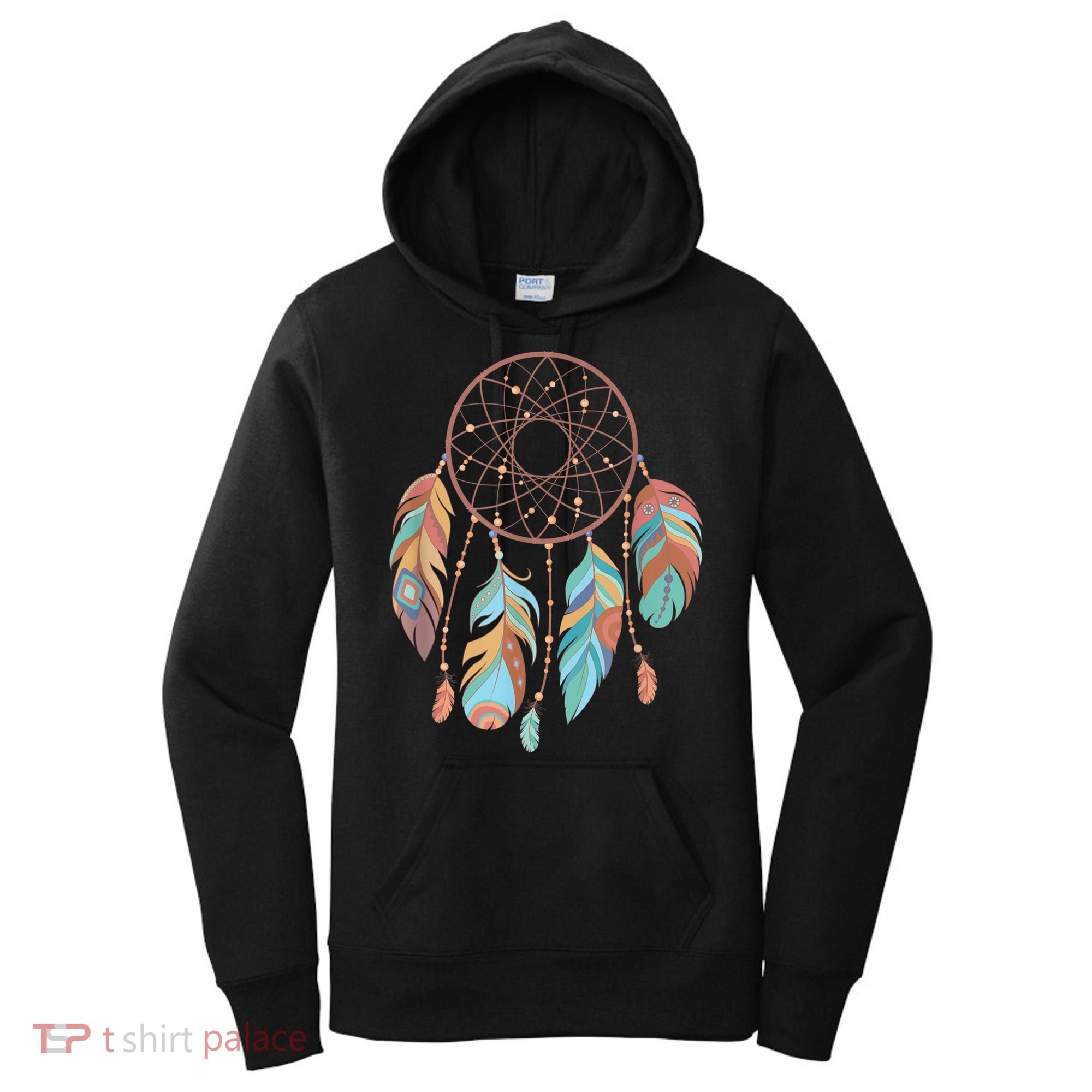 Dream Catcher Native American Feathers Tribal Dreamcatcher Women's Hoodie