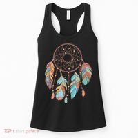 Dream Catcher Native American Feathers Tribal Dreamcatcher Women's Tank Top thumb 0