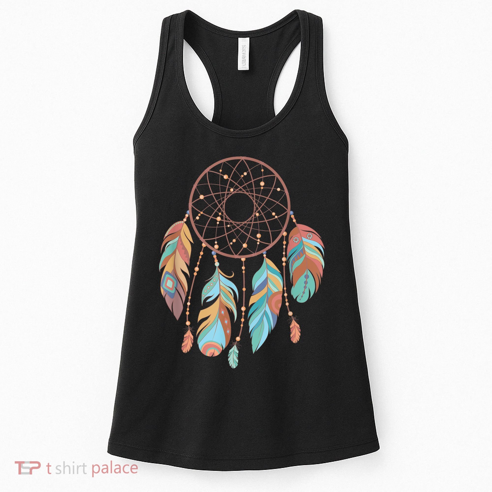 Dream Catcher Native American Feathers Tribal Dreamcatcher Women's Tank Top