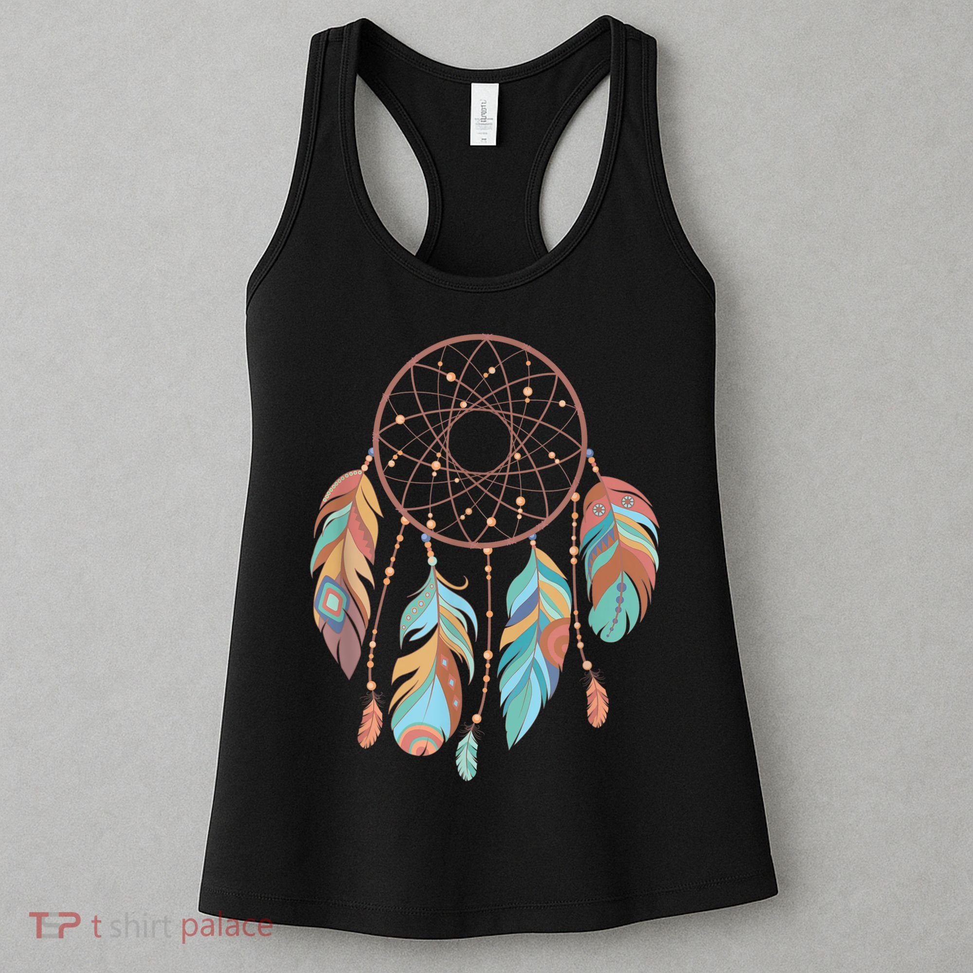 Dream Catcher Native American Feathers Tribal Dreamcatcher Women's Tank Top
