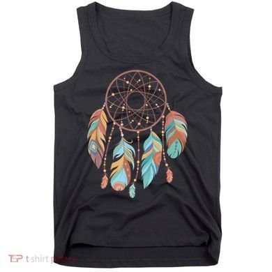 Dream Catcher Native American Feathers Tribal Dreamcatcher Tank Top