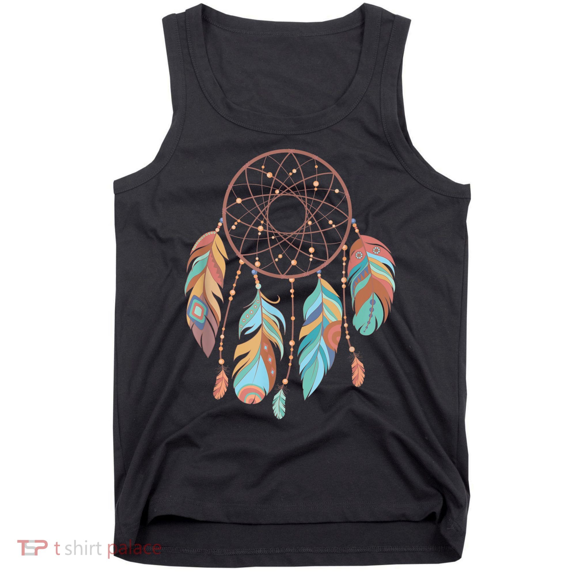 Dream Catcher Native American Feathers Tribal Dreamcatcher Tank Top