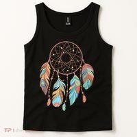 Dream Catcher Native American Feathers Tribal Dreamcatcher Tank Top thumb 2