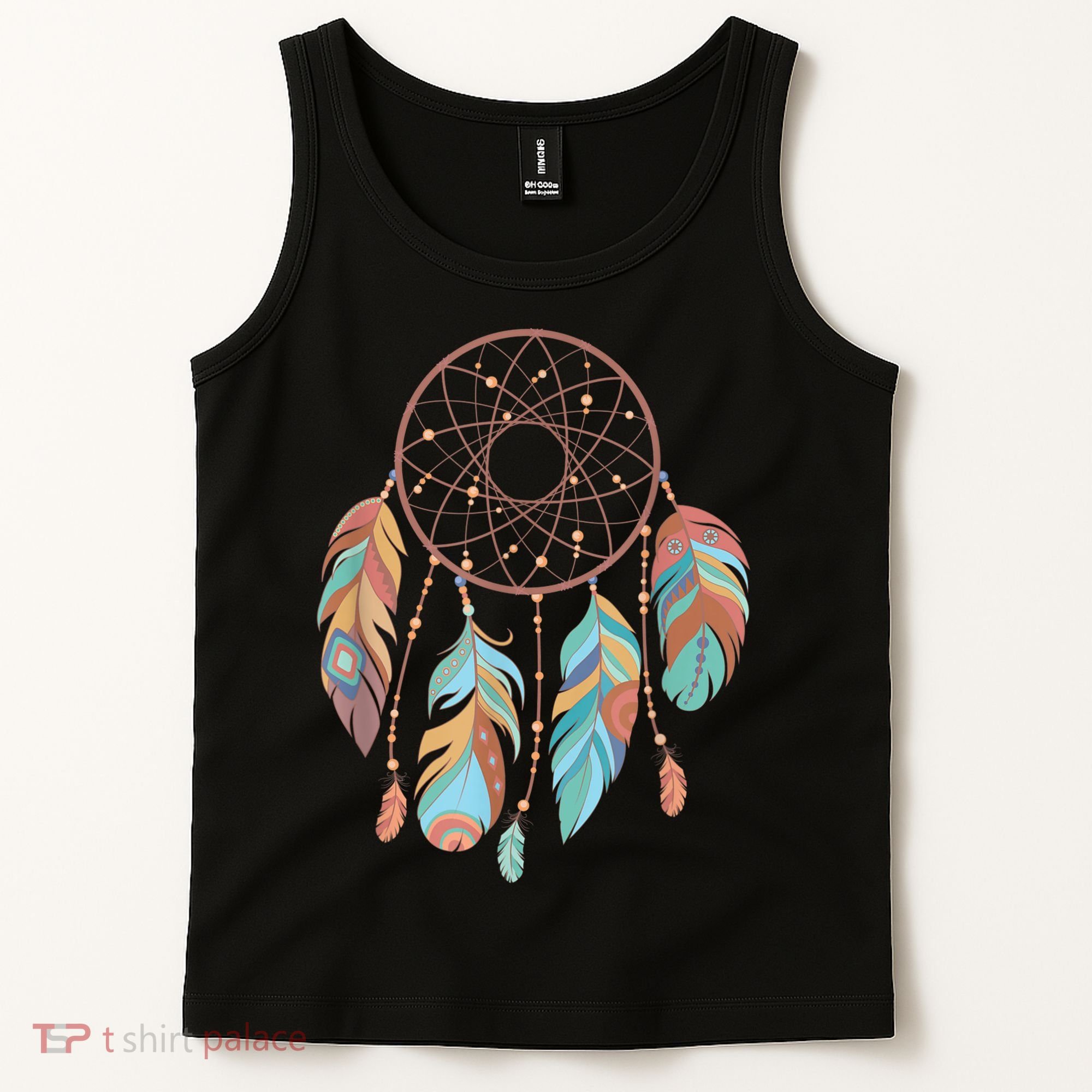 Dream Catcher Native American Feathers Tribal Dreamcatcher Tank Top