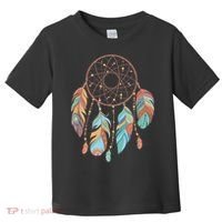 Dream Catcher Native American Feathers Tribal Dreamcatcher Toddler T-Shirt thumb 0