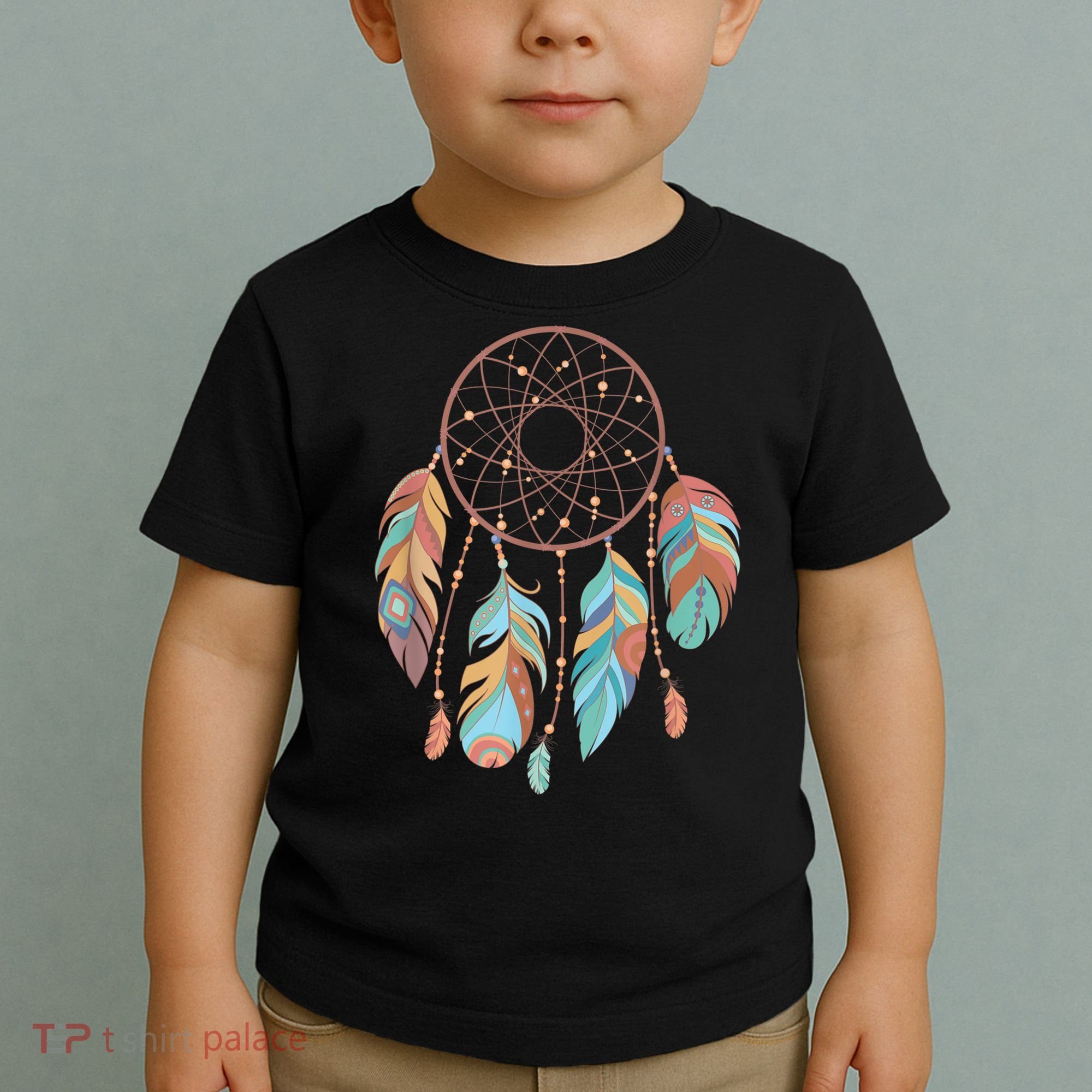 Dream Catcher Native American Feathers Tribal Dreamcatcher Toddler T-Shirt