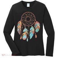 Dream Catcher Native American Feathers Tribal Dreamcatcher Women's Long Sleeve Shirt thumb 0