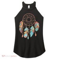 Dream Catcher Native American Feathers Tribal Dreamcatcher Women's Perfect Tri Rocker Tank thumb 0