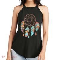 Dream Catcher Native American Feathers Tribal Dreamcatcher Women's Perfect Tri Rocker Tank thumb 2
